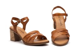 Sandalias Mujer Piel Cuero Tacón  Xbonita ref. XB-2248