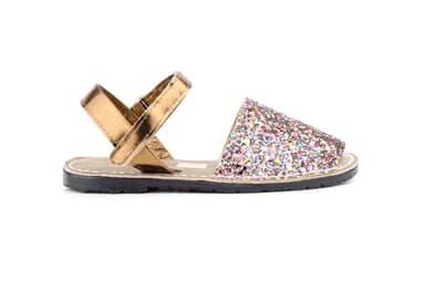 Avarcas Menorquinas Girl Glitter Multi Padded JAM ref. 6701