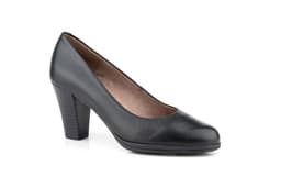 Zapatos Salón Mujer Piel Negro GEL Par y Medio ref. 1586
