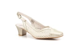 Women's Leather Heels Platinum Salinas JAM ref. 5502
