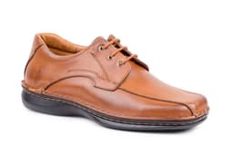 Zapatos Hombre Piel Coñac Cordones Suela Cosida Cactus ref. 60121 XXL