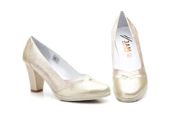 Women's Platinum Leather Shoes JAM ref. 5883