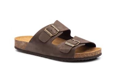 Men's Brown Leather Sandals Morxiva ref. MX-8020