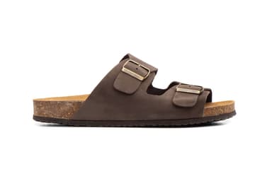 Men's Brown Leather Sandals Morxiva ref. MX-8020