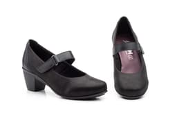 Zapatos Mujer Negro Tacón Hebilla Gavi's ref. GV-7218