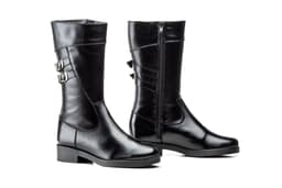 Women's Boot Black Leather Buckles JAM ref. 1010