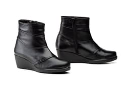 Botines Mujer Piel Negro Cuña JAM ref. 5682
