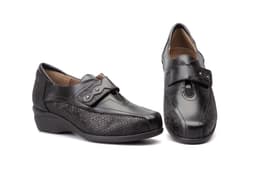 Zapatos Mujer Piel Negro Licra Gavi's ref. GV-7803