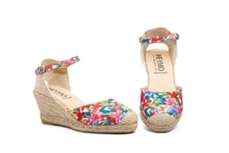 Women's Espadrille Woven Print Wedge La Vida Rosa ref. 545303