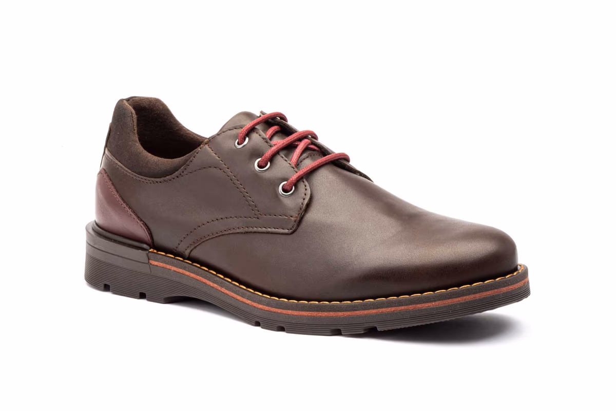 Zapatos Hombre Piel Marrón Cordones Route 83 ref. R83-2001
