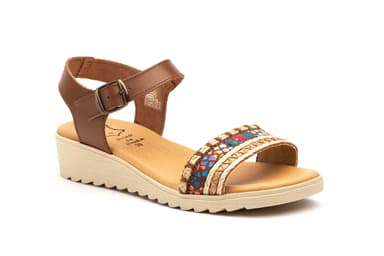 Women's Leather Sandals Multi JAM ref. 3199