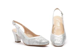 Women's Silver Leather Shoes JAM ref. 5610