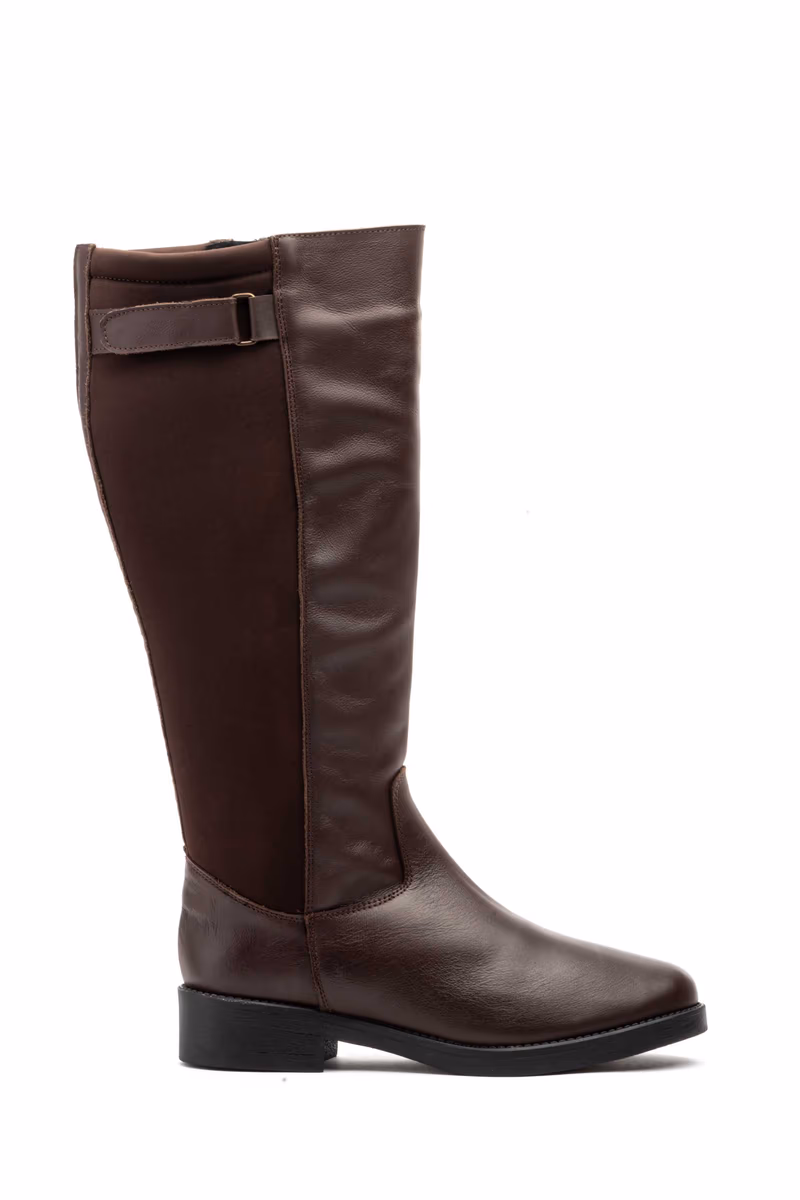 Botas Mujer Piel Marrón Elásticos JAM ref. 90748