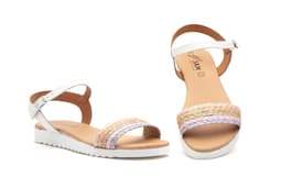 Sandalias Mujer Blanco Otras marcas ref. 7890 XXL
