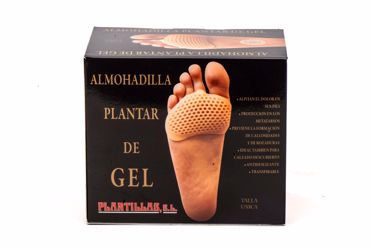 Almohadilla Plantar de Gel Protección Metatarsos Plantillas, S.L. ref. C00032-MM-636
