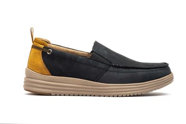 Men's Navy Blue Nubuck Leather Boat Shoes Route 83 ref. RS24201-17