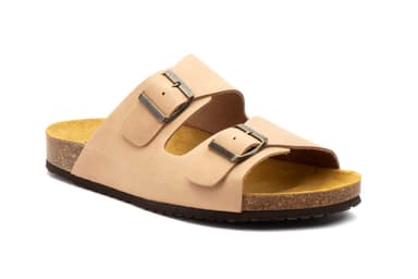 Men's Leather Sandals Taupe Morxiva ref. MX-8020