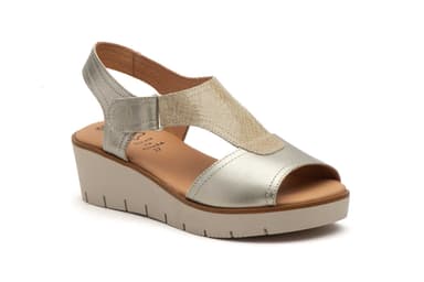 Women's Cava Leather Sandals Alto Estilo ref. AE-3308