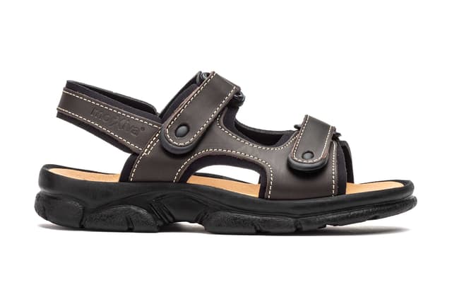 Brown Leather Men's California Sandal Morxiva Morxiva ref. 7001