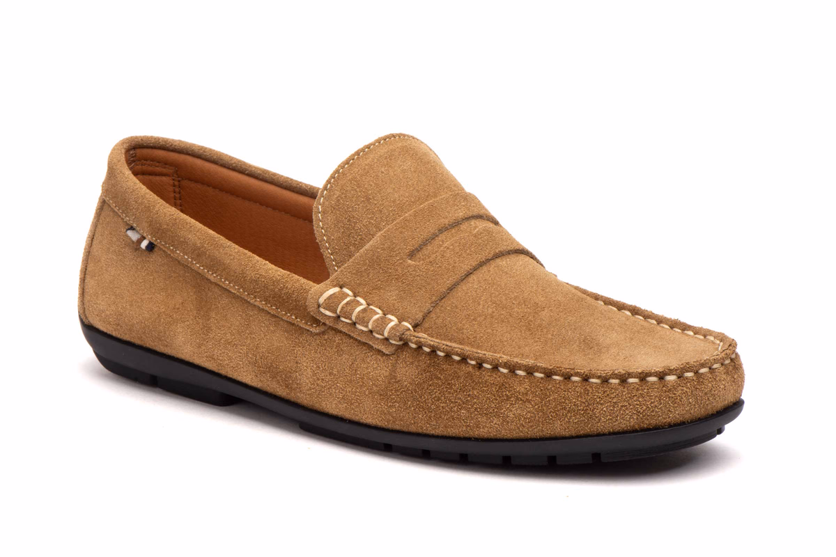 Náuticos Hombre Piel Serraje Beige Antifaz Route 83 ref. R83-1003