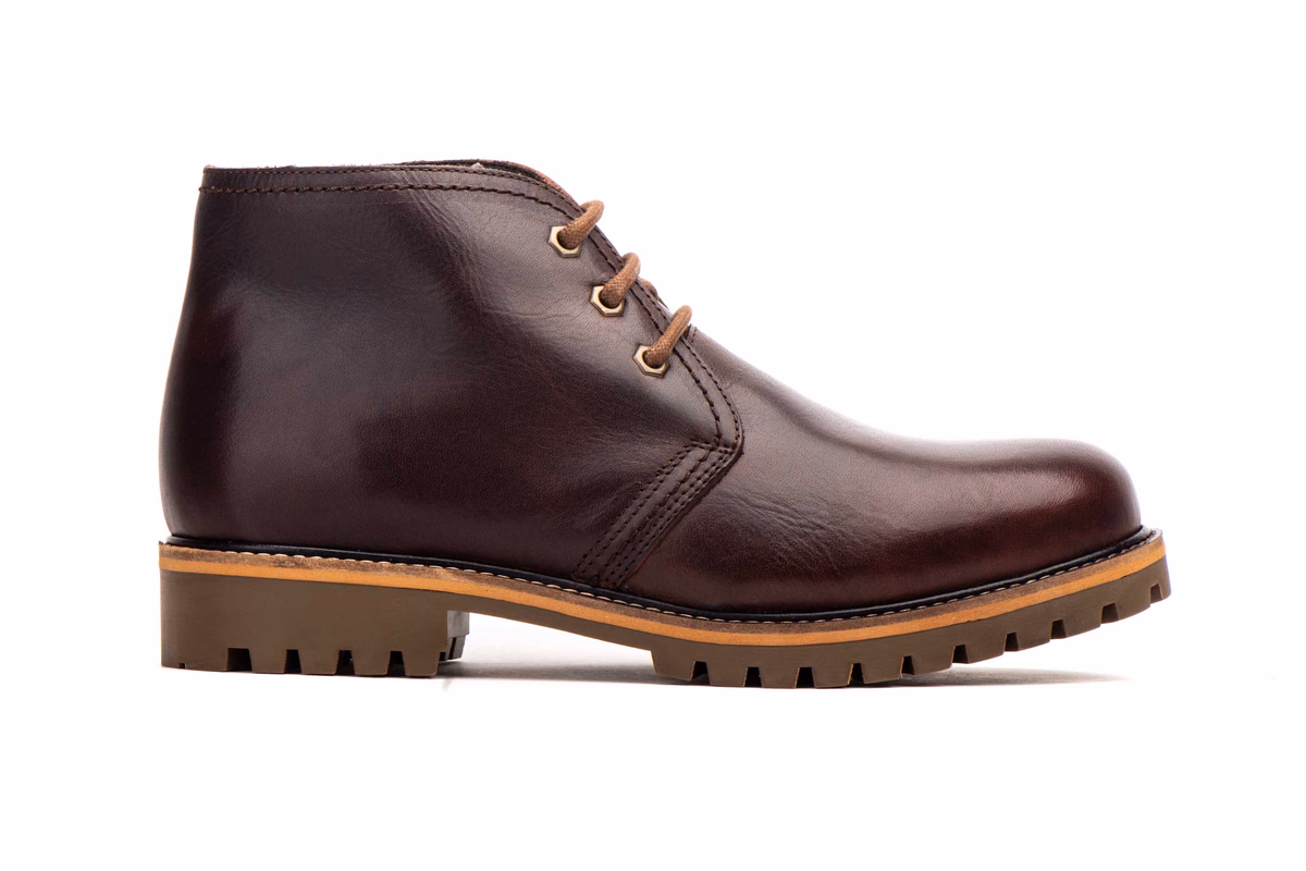 Botín Hombre Piel Marrón Cordones Cerco Piel Route 83 ref. R83-SH7091