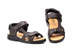 Sandalias Hombre Piel Marrón Tallas Grandes Morxiva Morxiva ref. 37007-TG