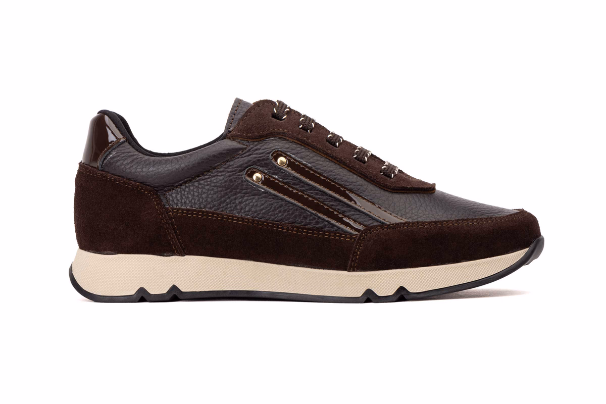 Deportivos Mujer Piel Marrón Serraje Cordones JAM ref. 8456