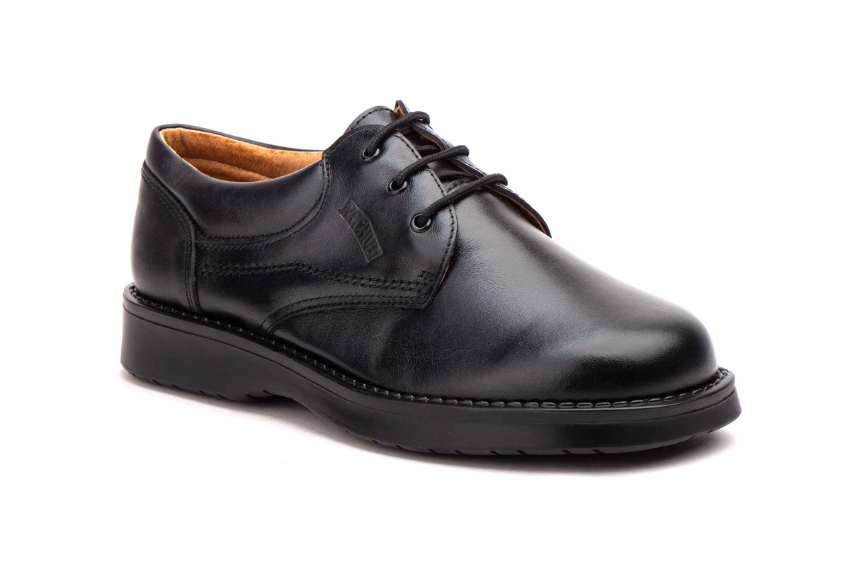 Zapatos Niño Piel Cordones Colegial Pachuli ref. PCL-220