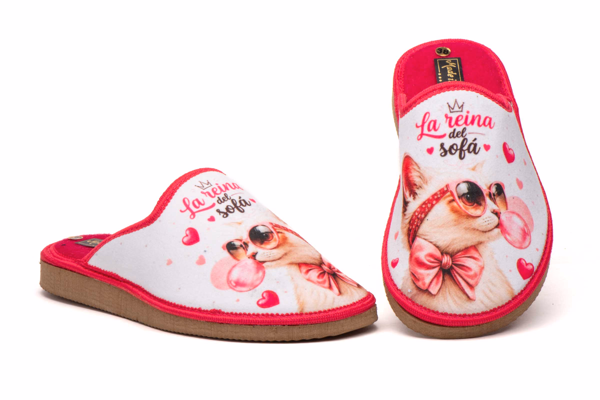 Zapatillas Casa Mujer Rosa La Reina Del Sofá ref. CRP-7728