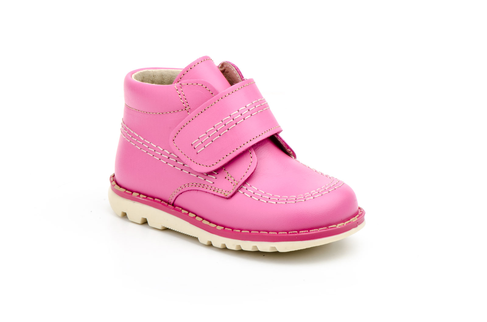 Botas niña Piel Marino  -  Ref. 490B (491) Rosa