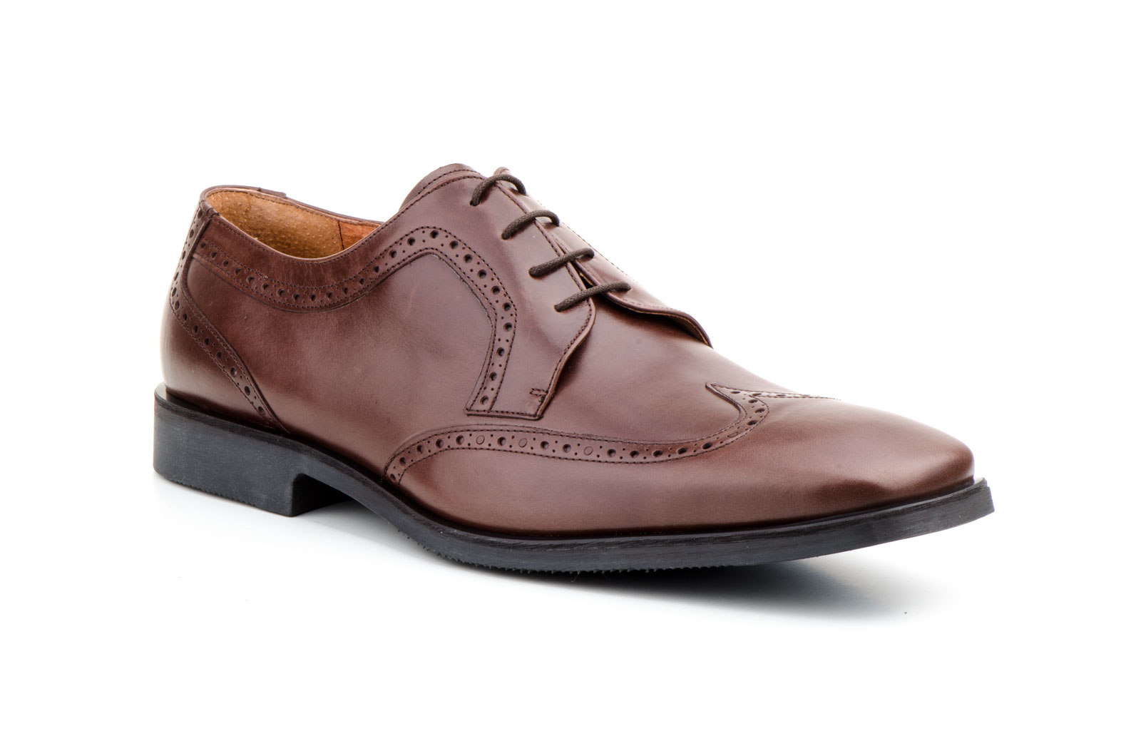 Zapatos Hombre Piel Marrón XXL  -  Ref. 1400 XXL Marrón