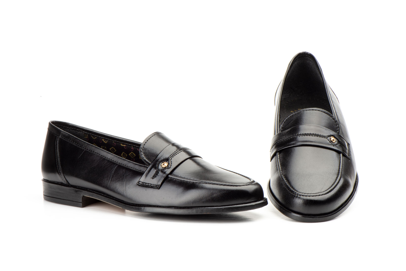 Zapatos Hombre Piel Negro  -  Ref. 115 Negro