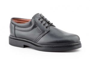 Zapatos Hombre Piel Negro Cordones  -  Ref. 459 Negro