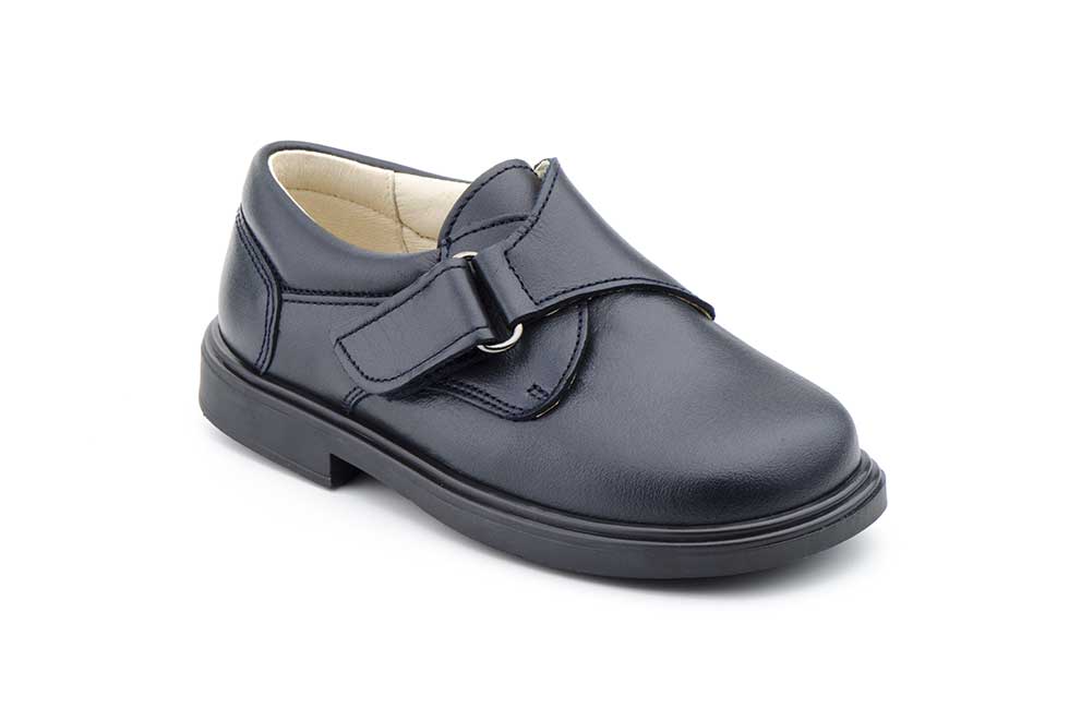 Zapatos Niño Piel Negro Colegial  -  Ref. 1011 (1010) Negro