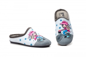 Zapatillas Mujer Gris Bicicleta  -  Ref. 830 Gris