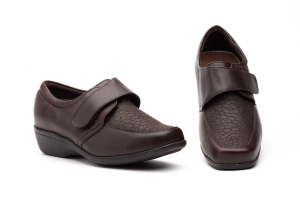 Zapatos Mujer Piel Marrón Lycra  -  Ref. 782 Marrón