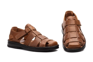 Sandalias Hombre Piel Texas Camel Route 83  -  Ref. R83-5800 Texas Camel