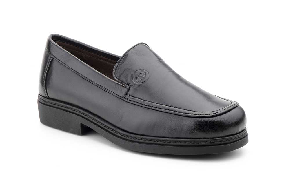 Zapatos Hombre Piel Negro Suela Cosida  -  Ref. 6061 Negro3