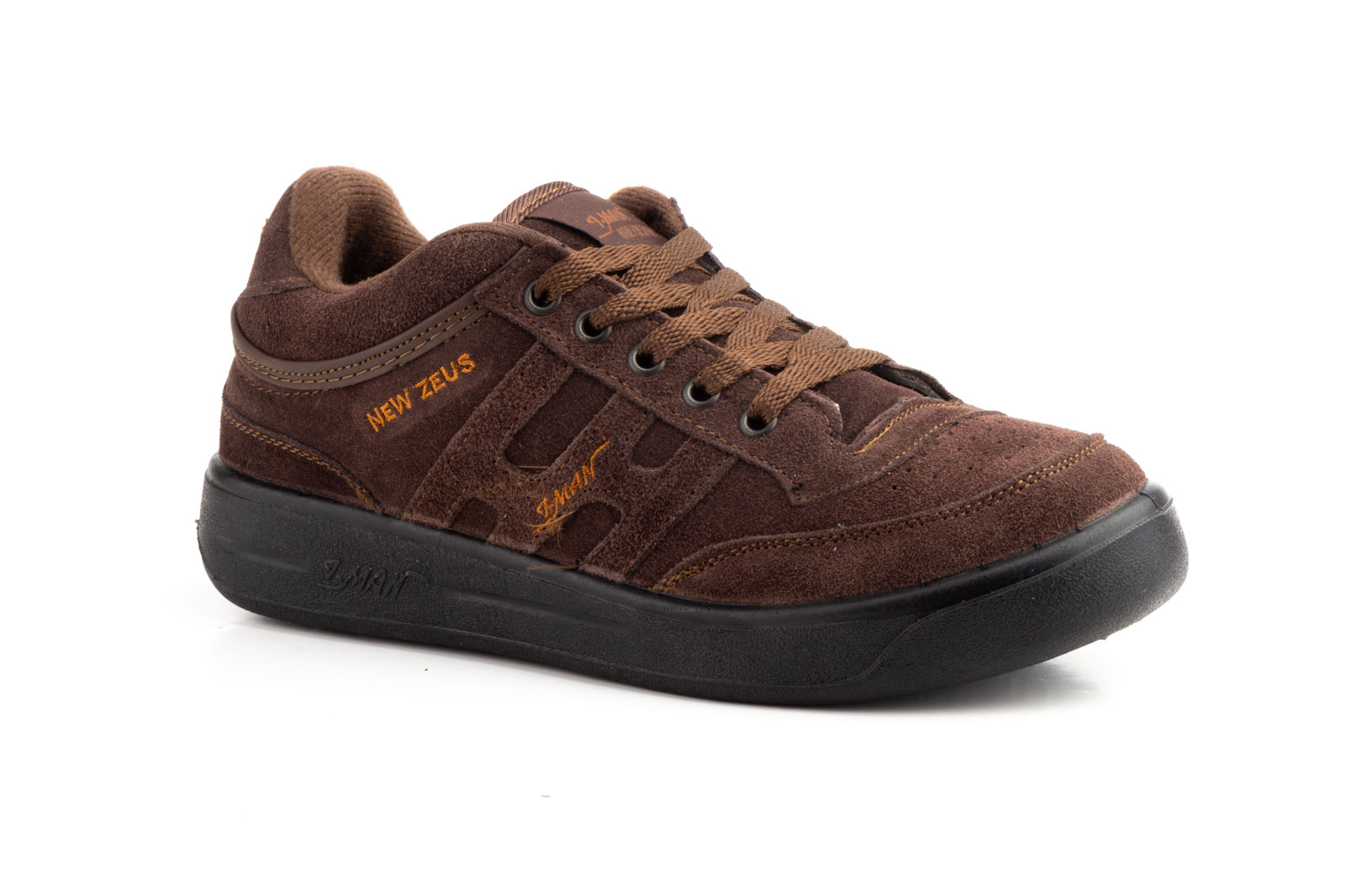 Deportivo Hombre Piel Serraje Marrón Cordones T-MAN New Zeus  -  Ref. DL89298-4 Marrón